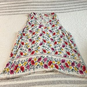 Floral tank top